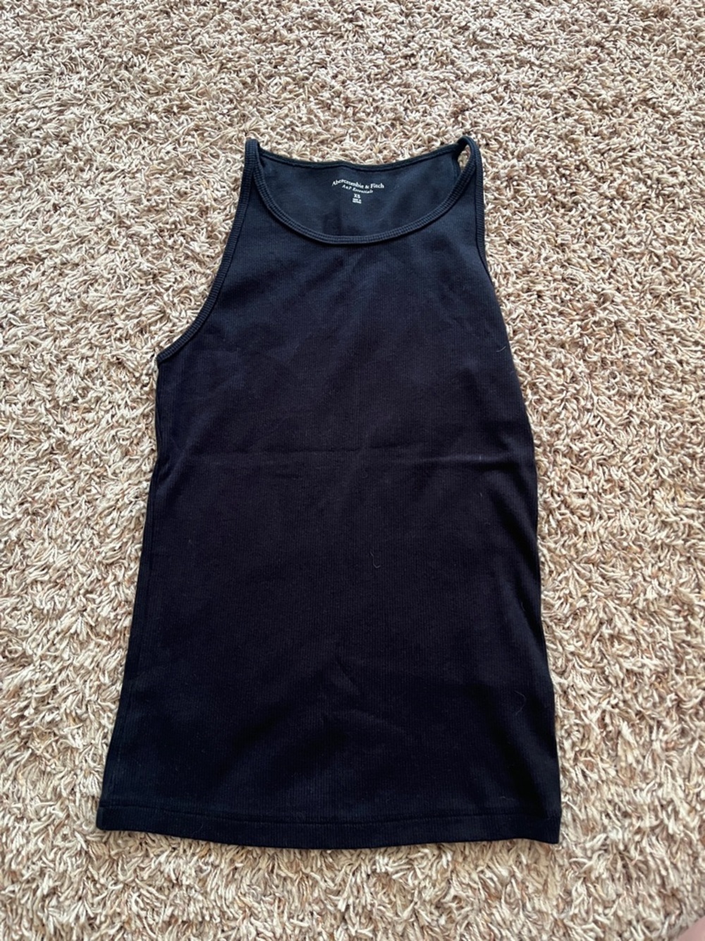 Abercrombie & Fitch Black Ribbed Tank